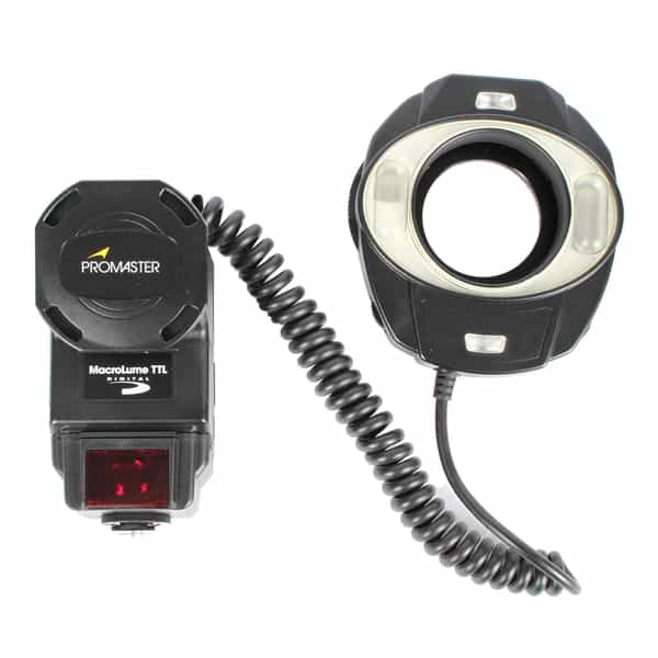 Promaster Macrolume E-TTL Flash With 5050DXR Module #7133 For Canon EOS (Fits 72mm Without Adapter) 