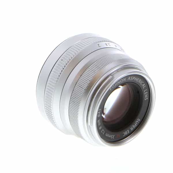 Fujifilm XF 35mm f/2 R WR Fujinon APS-C Lens for X-Mount, Silver {43} -  With Caps - LN