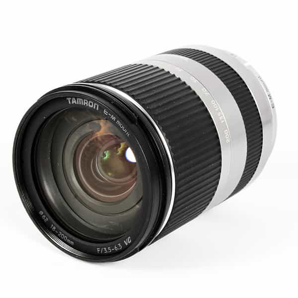 Tamron 18-200mm f/3.5-6.3 Di III VC Lens for Canon Mirrorless EF-M Mount, Silver {62} B011
