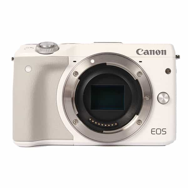 Canon EOS M3 Mirrorless Camera Body, White {24MP}