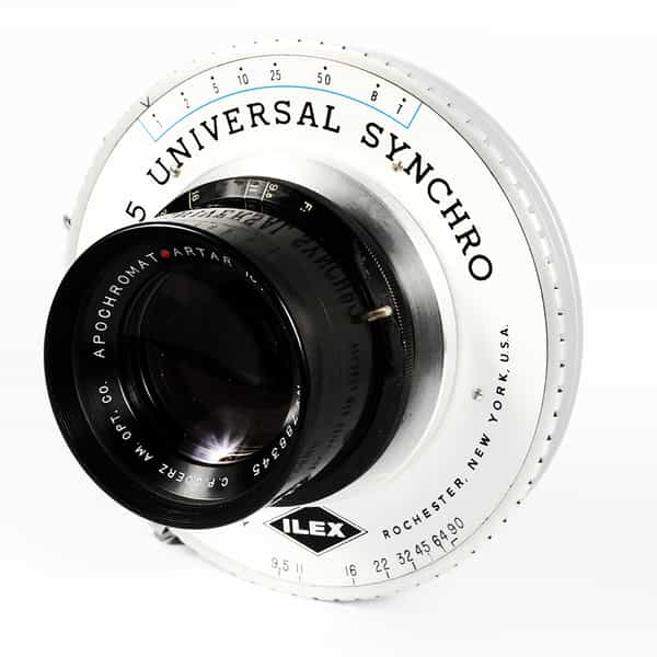 Goerz 16.5 in. (420mm) f/9.5 Red Dot Artar Ilex Universal Synchro BT BI-Post 8x10 Lens