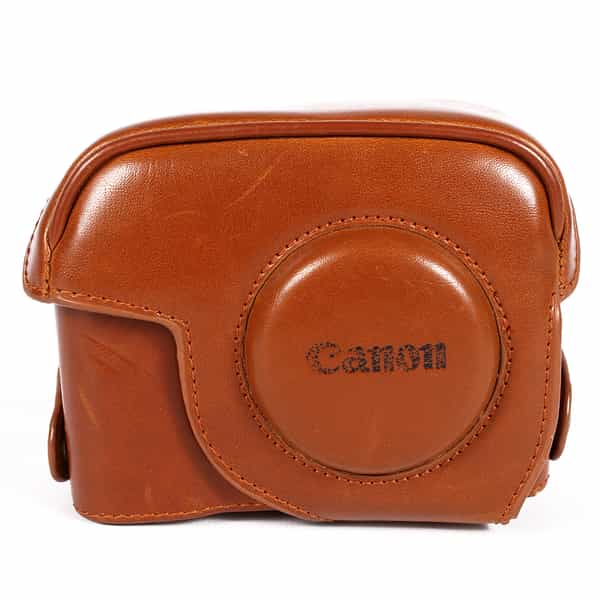Canon Leather Case Brown 2 Piece With Strap (G11,G12) 