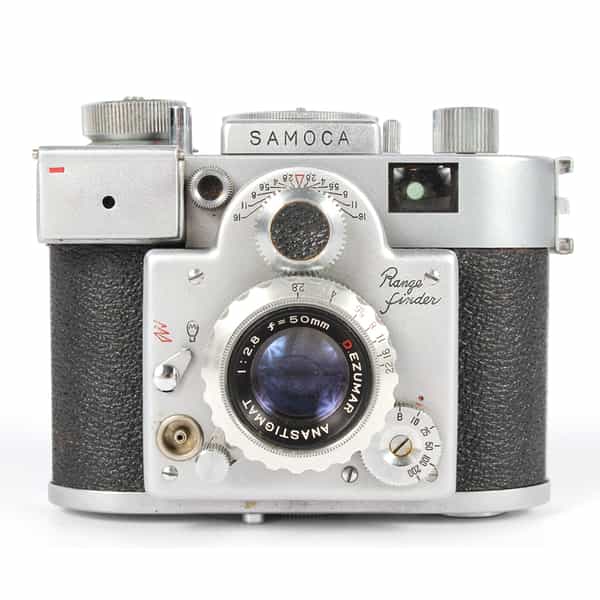 Samoca Range Finder Chrome 35mm Camera With 50mm F/2.8 D.Ezumar