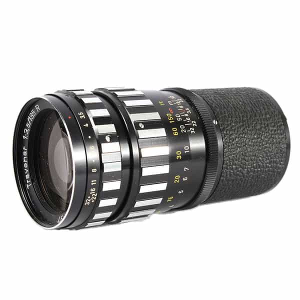 A.Schacht 135mm f/3.5 Ulm Travenar R Lens for M39 Leica Screw Mount, Black {48}