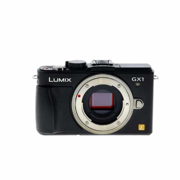 Panasonic Lumix DMC-GX1 Mirrorless MFT (Micro Four Thirds) Camera Body,  Black {16MP} - With Battery and Charger - EX+