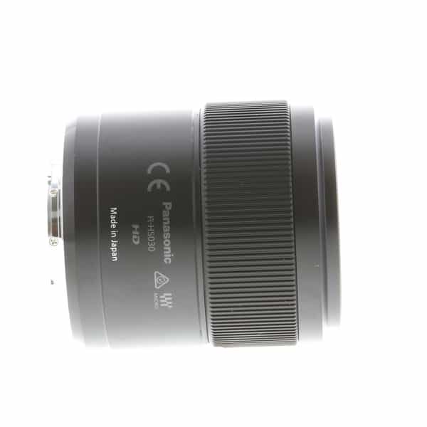 de begeleiding Verwoesting Mondwater Panasonic Lumix G 30mm f/2.8 Macro ASPH. MEGA O.I.S. Autofocus Lens for MFT  (Micro Four Thirds), Black {46} at KEH Camera