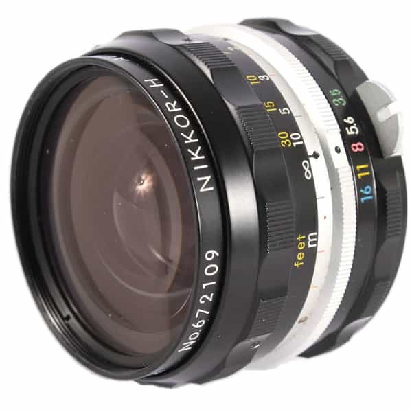 Nikon 28mm f/3.5 NIKKOR-H Auto Non-AI Nippon Kogaku Japan (Misprinted 