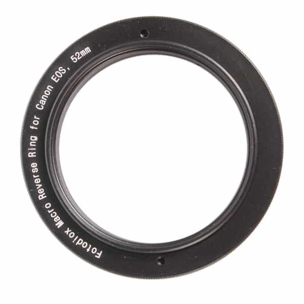 Fotodiox Macro Reversing Ring 52mm, for Canon EOS EF Mount