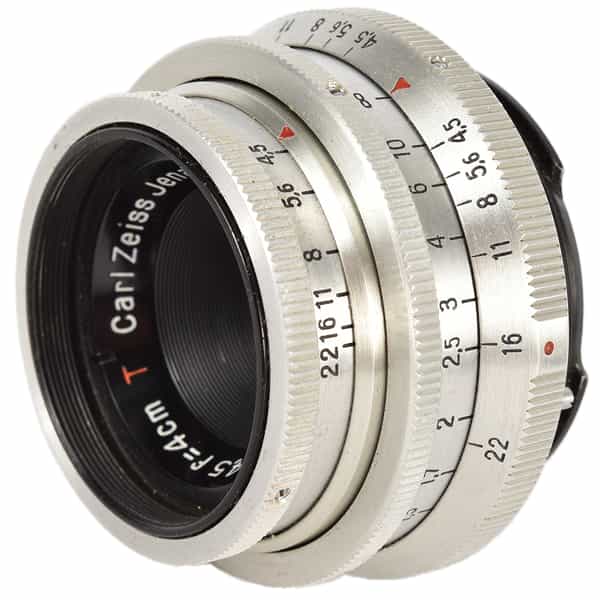 Zeiss Jena 4cm (40mm) F/4.5 Tessar T Manual Aperture Lens for Exakta Mount {30} 