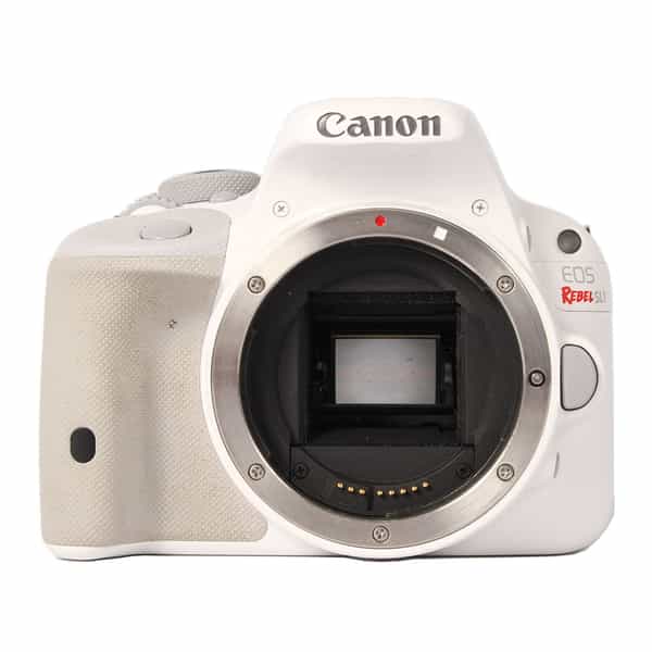 Canon EOS Rebel SL1 DSLR Camera Body, White {18MP}