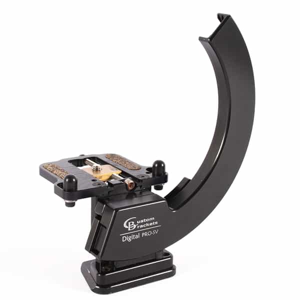 Custom Brackets Digital Pro-SV Rotating Bracket With CMP Camera Mounting Plate, Requires Tripod Quick Release Clamp