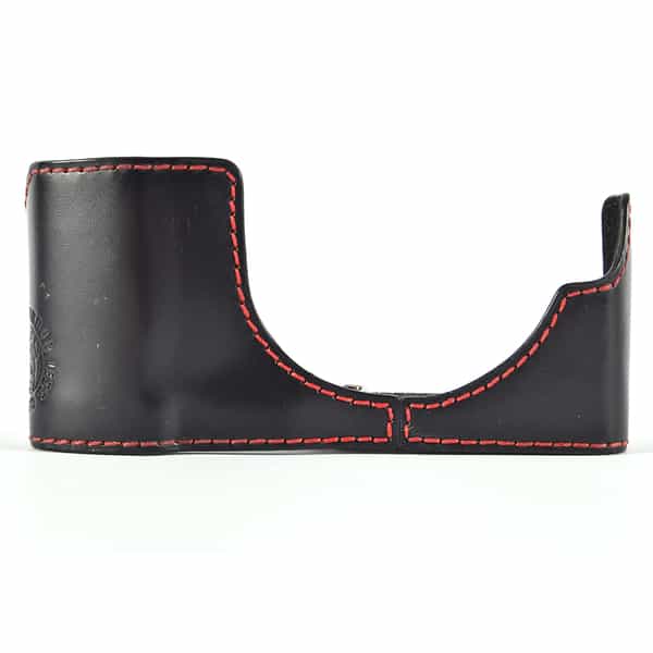 Gariz XS-CHEPL5M Half Case Black Leather/Red Stitched (E-PL5, E-PL6)