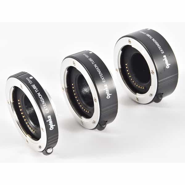 Opteka Auto Focus DG EX Macro Extention Tube Set For Nikon 1 Mount (10mm,16mm,21mm)