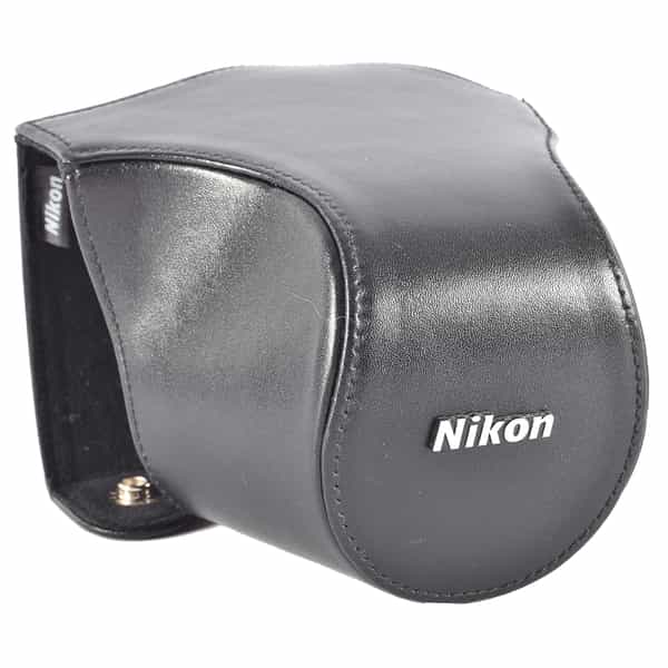 Nikon One Black Leather Front Case CF-N1000 (Nikon 1 V1 with 10-30mm Lens)