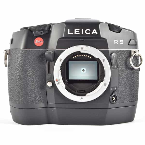Leica R9 35mm Camera Body, Black with Motor-Winder R8 at KEH Camera