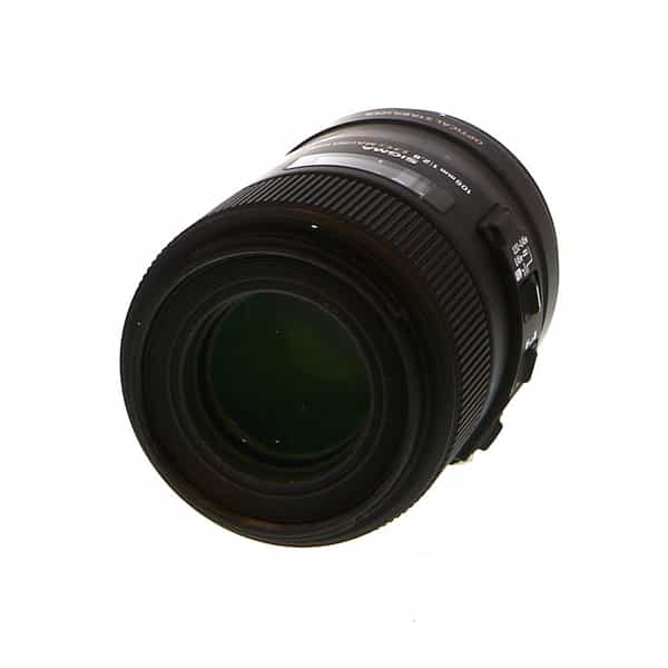 Sigma 105mm f/2.8 EX DG HSM OS Macro (1:1) Autofocus Lens for Nikon {62} -  With Caps, Case - EX