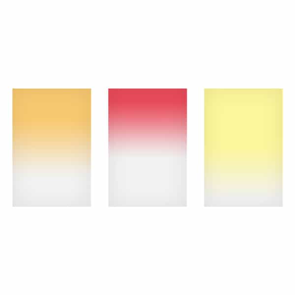 LEE Filters 4X6 Inch Graduated Soft Edge Sunset Filter Set (Red, Orange, Yellow)
