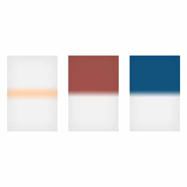 LEE Filters 4X6 Inch Graduated Twilight Filter Set (Twilight, Mahogany 3, Pale Coral Stripe)