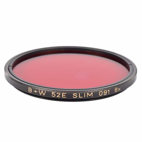 B+W 52mm Red 091 8X Slim Filter
