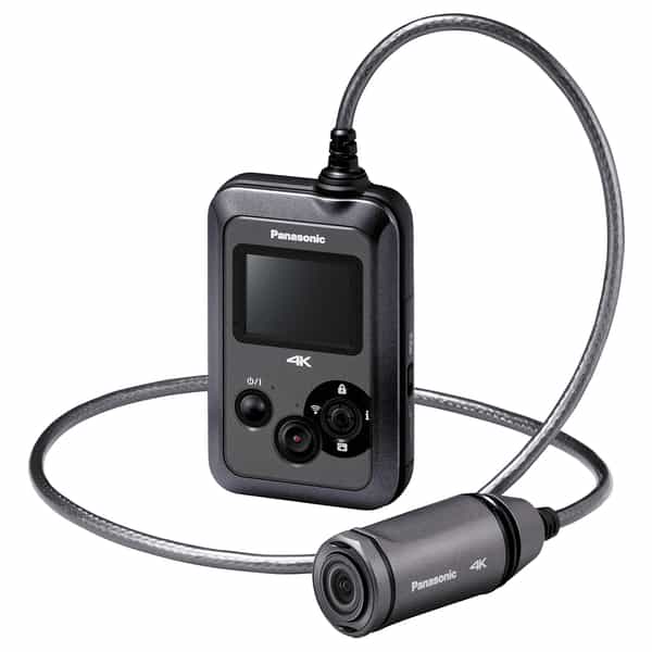 Panasonic HX-A500 Wearable 4K POV Video Camera, Gray
