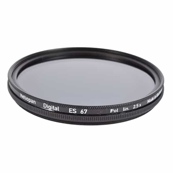 Heliopan 67mm Digital Linear 2.5X Polarizing With Numbered Dial Filter