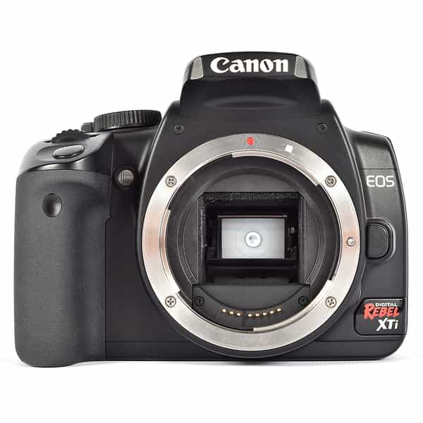 Canon EOS Rebel XTI DSLR Camera Body with Katz Eye Focus Screen, Black {10.1MP}