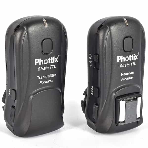 Phottix Strato TTL Flash Trigger Set with Transmitter, & Receiver for Nikon