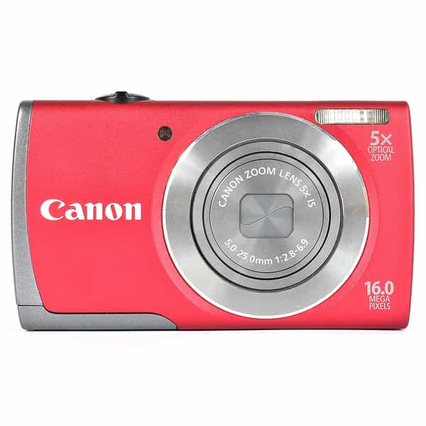 Canon Powershot A3500 IS Red Digital Camera {16MP}