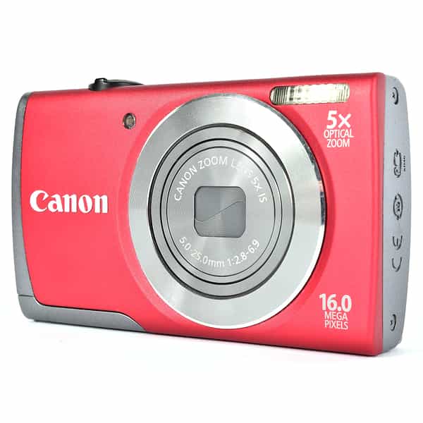 Canon Powershot A3500 IS Red Digital Camera {16MP} at KEH Camera