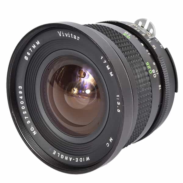 Vivitar 17mm F/3.5 AI Manual Focus Lens For Nikon (With CPU Contacts) {67}