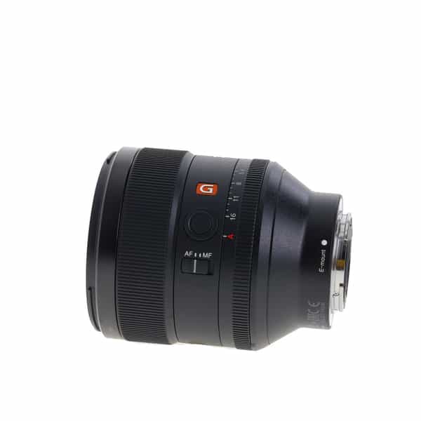 Sony 85mm f/1.4 GM FE E Mount Autofocus Lens, Black (SEL85F14GM