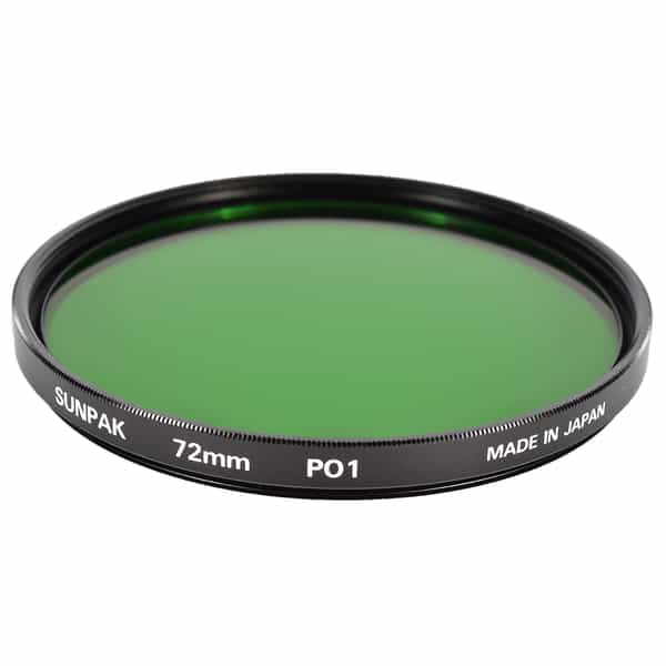 Sunpak 72mm Green PO1 Filter