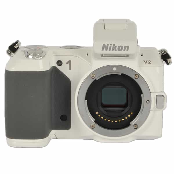 Nikon 1 V2 Mirrorless Camera Body, White {14.2MP}