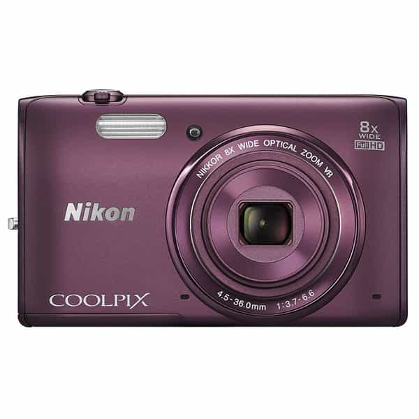 Nikon Coolpix S5300 Digital Camera, Plum {16MP}