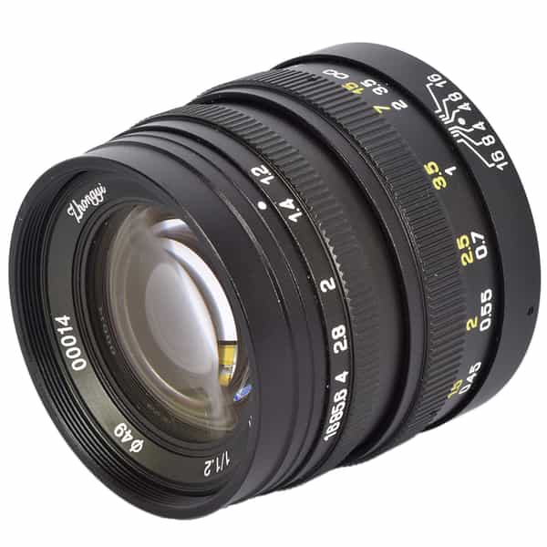 Mitakon Zhongyi 42.5mm f/1.2 AMC Manual Focus Lens for MFT (Micro Four Thirds) Black {49}