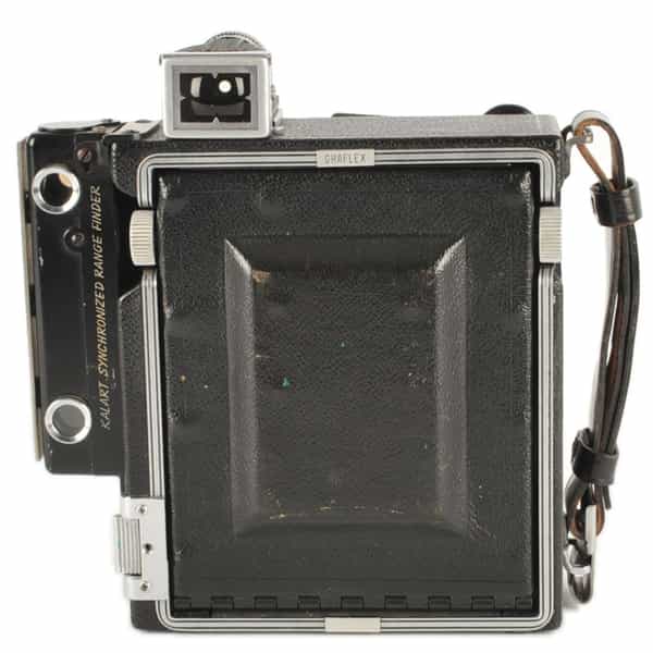 Graflex 2X3 Crown Graphic Camera with Side Rangefinder, Top Viewfinder, Spring Back
