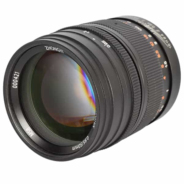 Mitakon Zhongyi 50mm f/0.95 Speedmaster Manual Focus Lens for Sony E-Mount, Black {58}
