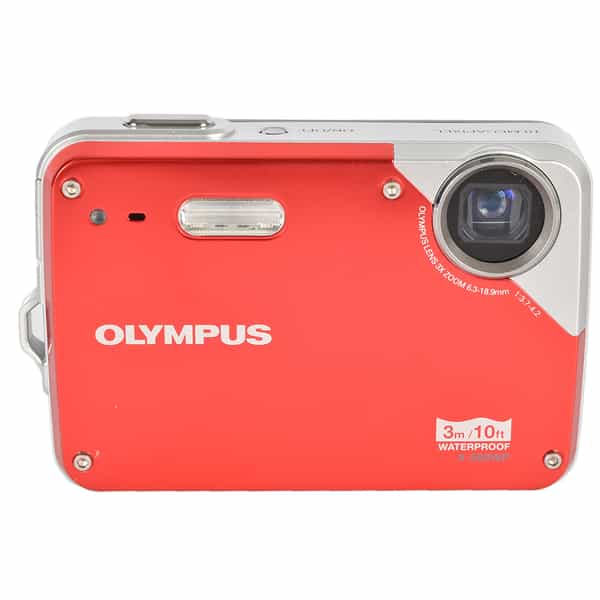 Olympus Stylus X-560WP Red Digital Camera {10MP}