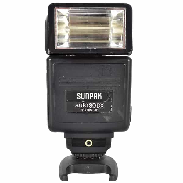 Sunpak 30DX Flash with NE-1D Module For Nikon FE-EM [GN90]