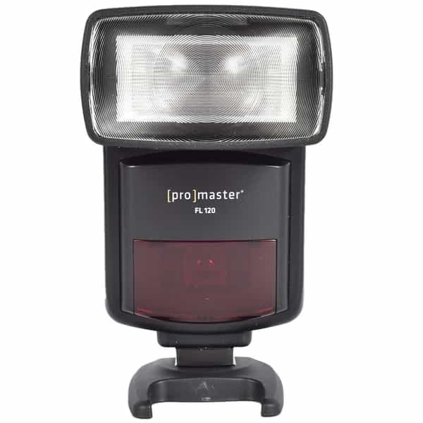 ProMaster FL120 TTL Flash for MFT (Micro Four Thirds) [GN120] {Bounce, Zoom} (4xAA)