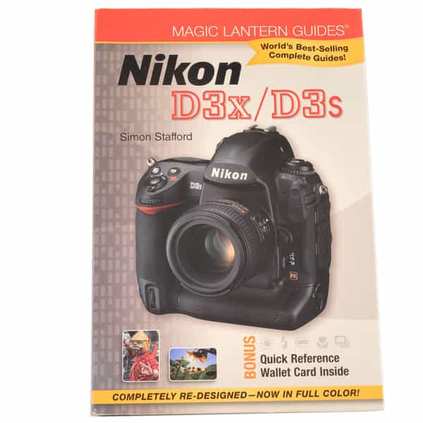 Nikon D3X,D3S Magic Lantern Guides,Stafford,No Wallet Card,Softcover,2010,397 Pages