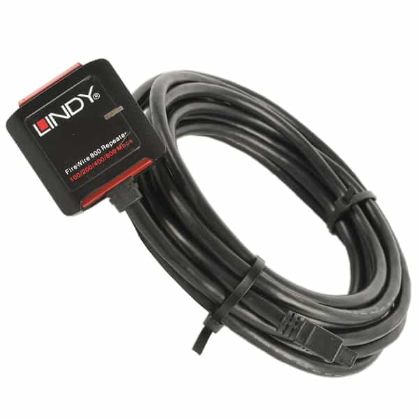 Lindy 5 Meter FireWire 800 Repeater Active Extension Cable #32918