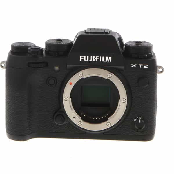 Fujifilm X-T2 Mirrorless Camera Body, Black {24.3MP} with EF-X8