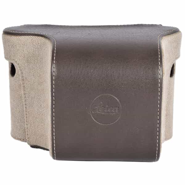 Leica Ever-Ready Case for Leica X (Typ 113), Canvas with Taupe Leather (18832)