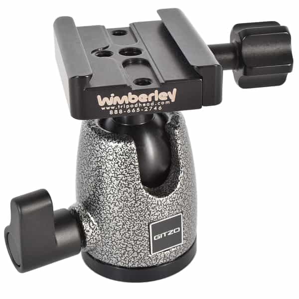 Gitzo G1177M Series 1 Ball Head with Wimberley C-10 Quick Release Clamp for Tripod