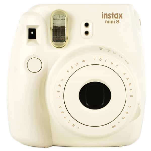 FUJIFILM INSTAX mini 8 Instant Film Camera, White 