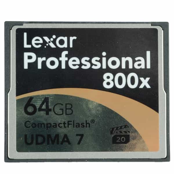 Lexar 64GB Professional 800X UDMA 7 Compact Flash [CF] Memory Card