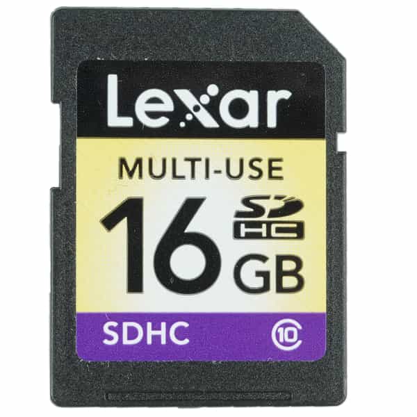 Lexar 16GB Class 10  Multi-Use SDHC Memory Card