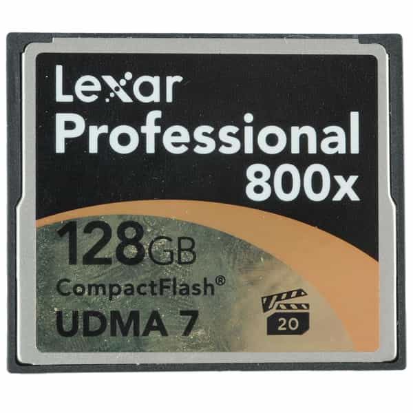 Lexar 128GB Professional 800X UDMA 7 Compact Flash [CF] Memory Card