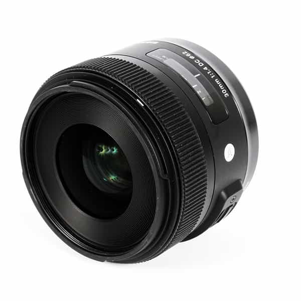 Sigma 30mm f/1.4 DC A (Art) Lens, Dedicated Only for Sigma SA Mount (please note: not Sony Alpha Mount){62} 